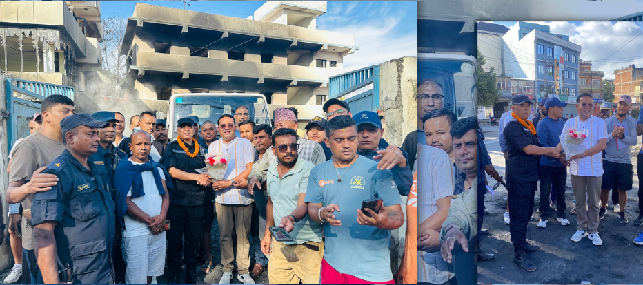 अन्त प्रहरी लखेट्दा यता भने फूलमालासहित स्वागत